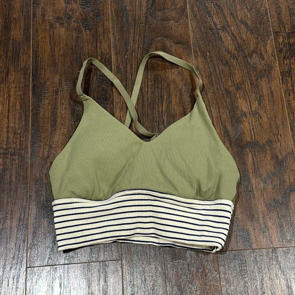 Aerie Ribbed Scoop Sports Bra